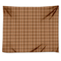 Brown Tattersall Pattern Print Tapestry