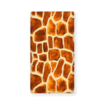 Brown Watercolor Giraffe Pattern Print Baby Crib Sheet