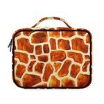 Brown Watercolor Giraffe Pattern Print Briefcase Bible Bag