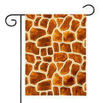 Brown Watercolor Giraffe Pattern Print House Flag