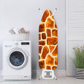 Brown Watercolor Giraffe Pattern Print Ironing Board Cover