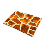Brown Watercolor Giraffe Pattern Print Pet Cooling Mat Cover