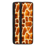 Brown Watercolor Giraffe Pattern Print Refrigerator Handle Covers