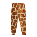 Brown Watercolor Giraffe Pattern Print Sweatpants
