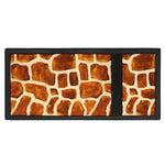 Brown Watercolor Giraffe Pattern Print Trifold Wallet