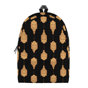 Buddha Pattern Print Backpack