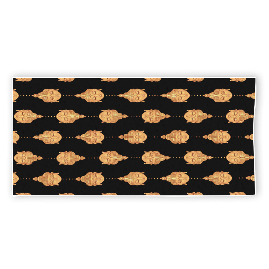 Buddha Pattern Print Beach Towel