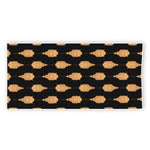 Buddha Pattern Print Beach Towel