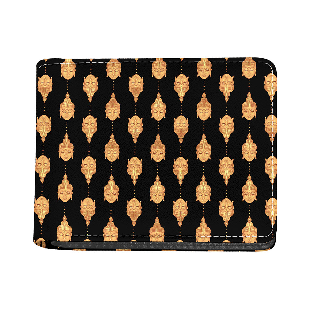 Buddha Pattern Print Bifold Wallet
