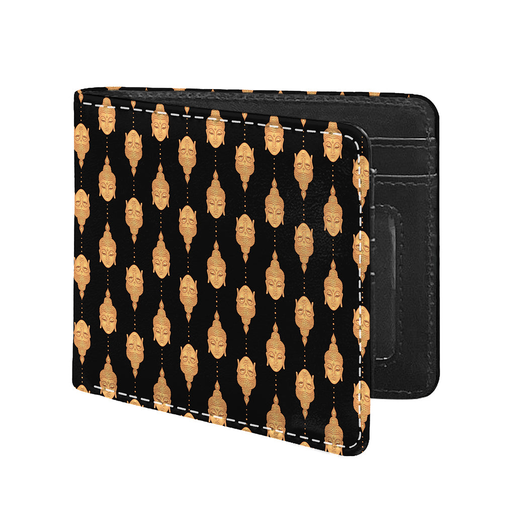 Buddha Pattern Print Bifold Wallet
