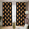 Buddha Pattern Print Blackout Pencil Pleat Curtains