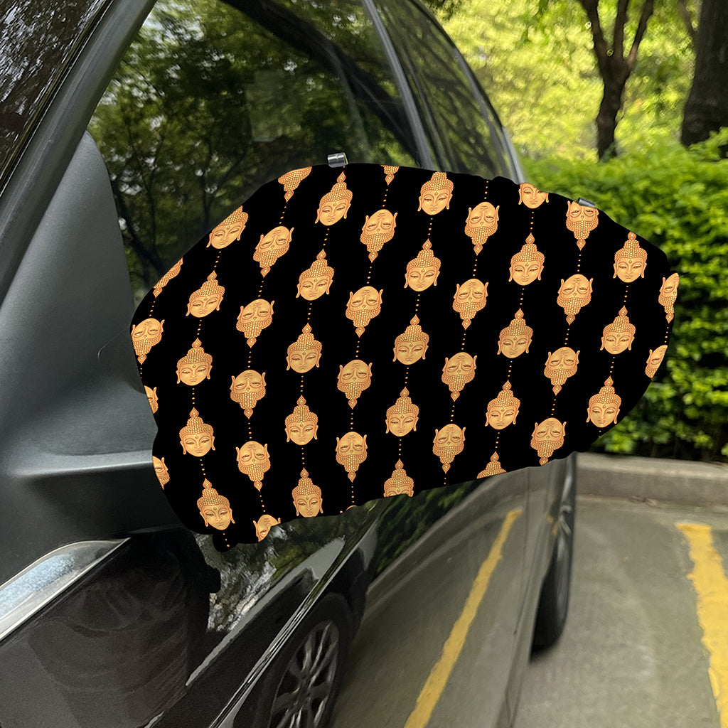 Buddha Pattern Print Car Side Mirror Covers