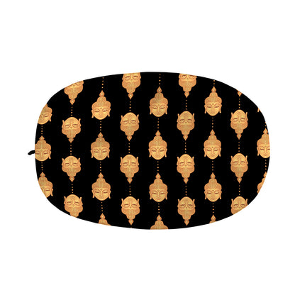 Buddha Pattern Print Car Side Mirror Covers