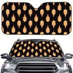 Buddha Pattern Print Car Windshield Sun Shade