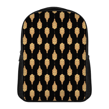 Buddha Pattern Print Casual Backpack