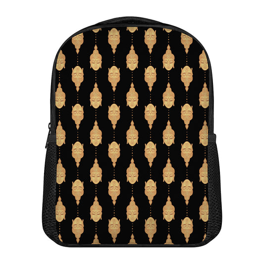 Buddha Pattern Print Casual Backpack