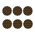 Buddha Pattern Print Coaster Set