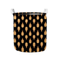 Buddha Pattern Print Collapsible Laundry Basket