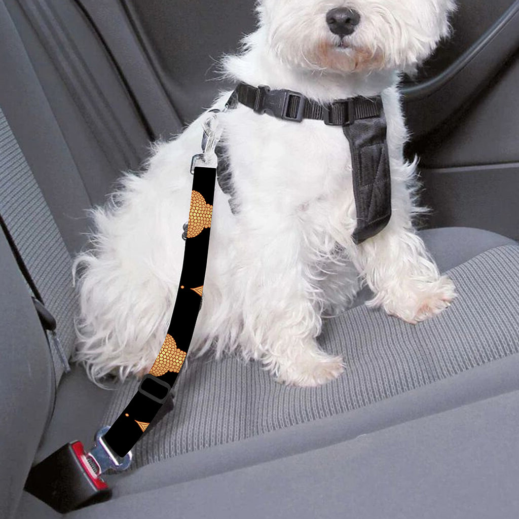 Buddha Pattern Print Dog Seat Belt