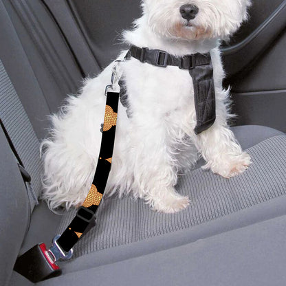 Buddha Pattern Print Dog Seat Belt