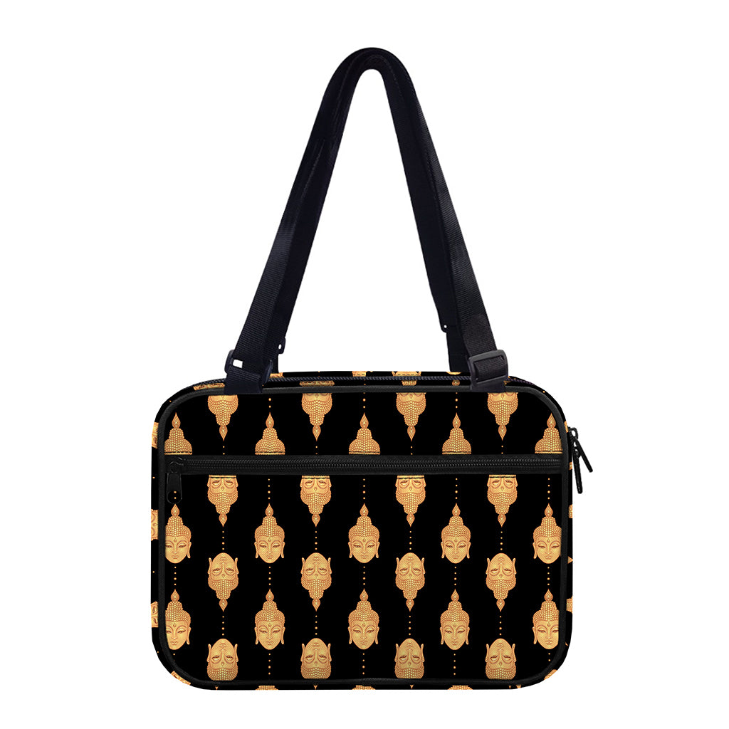 Buddha Pattern Print Double Strap Bible Bag