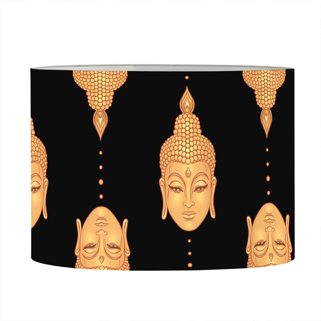 Buddha Pattern Print Drum Lamp Shade