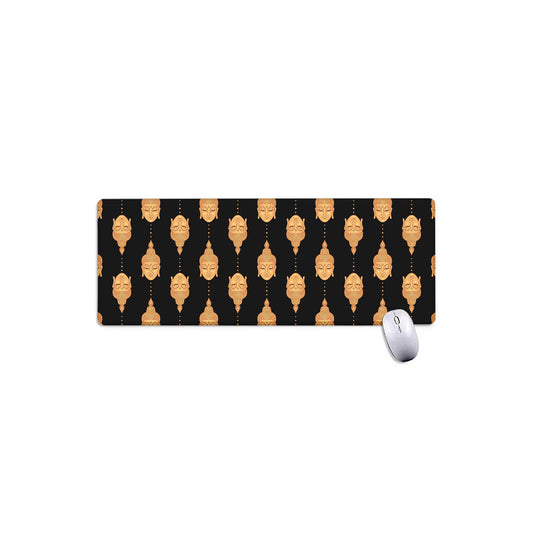 Buddha Pattern Print Extended Mouse Pad