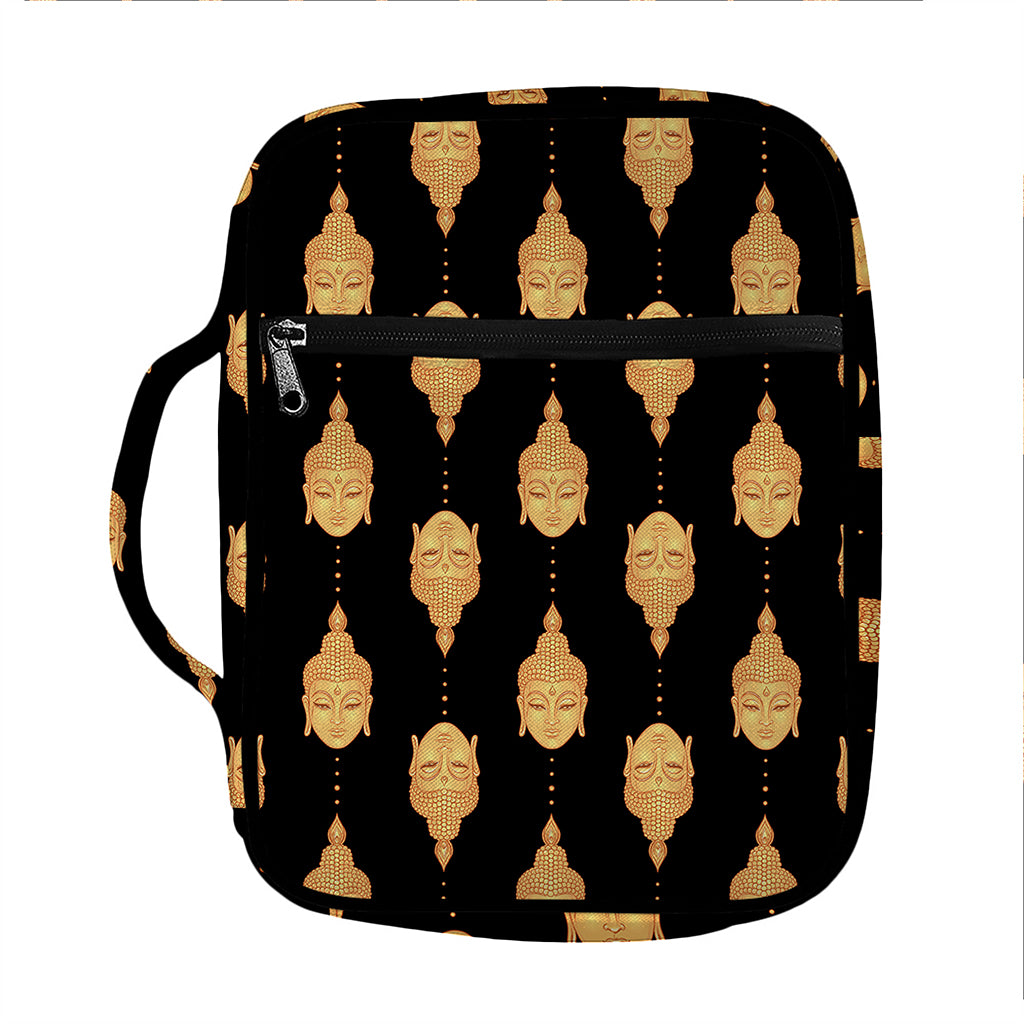 Buddha Pattern Print Front Pocket Bible Bag