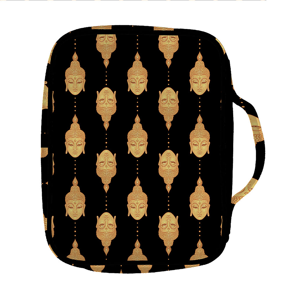 Buddha Pattern Print Front Pocket Bible Bag
