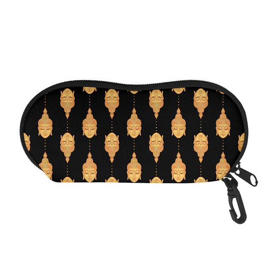 Buddha Pattern Print Glasses Case