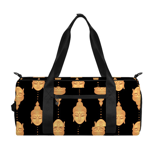 Buddha Pattern Print Gym Bag