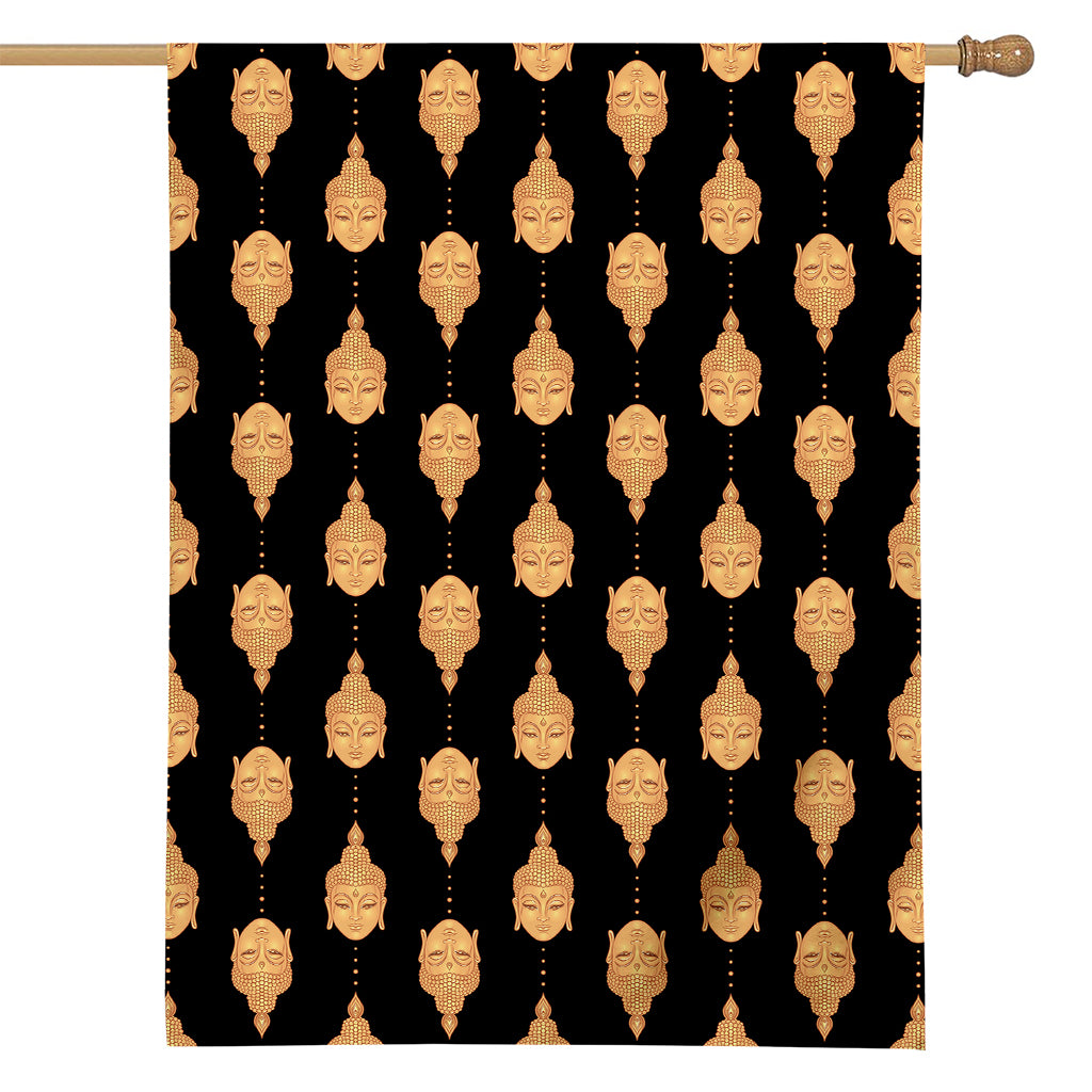 Buddha Pattern Print House Flag