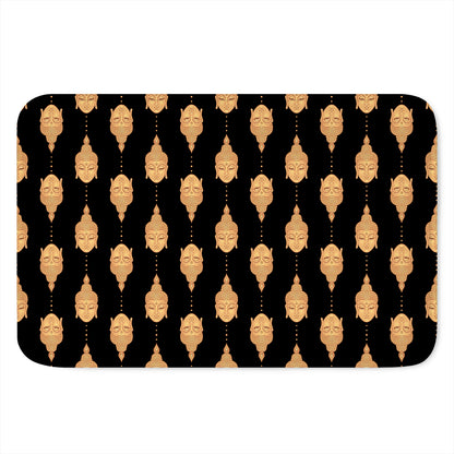 Buddha Pattern Print Indoor Door Mat