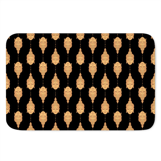 Buddha Pattern Print Indoor Door Mat