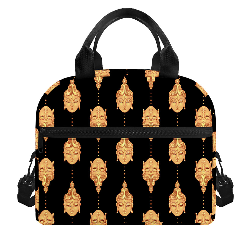 Buddha Pattern Print Insulated Lunch Bag