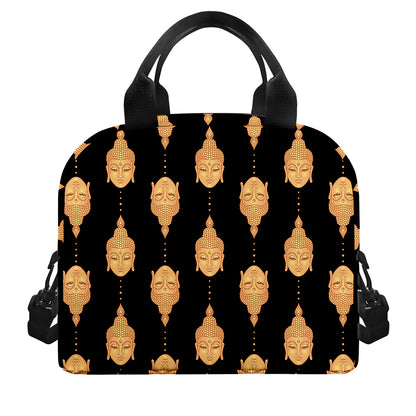 Buddha Pattern Print Insulated Lunch Bag