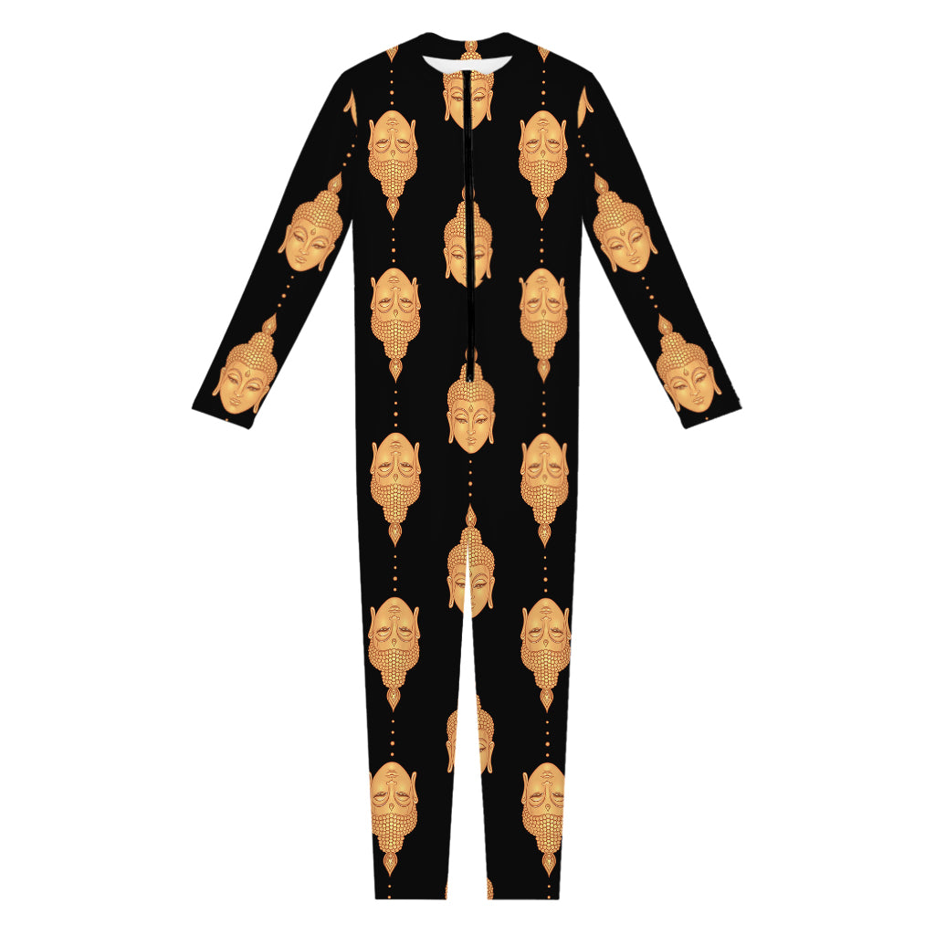 Buddha Pattern Print Jumpsuit