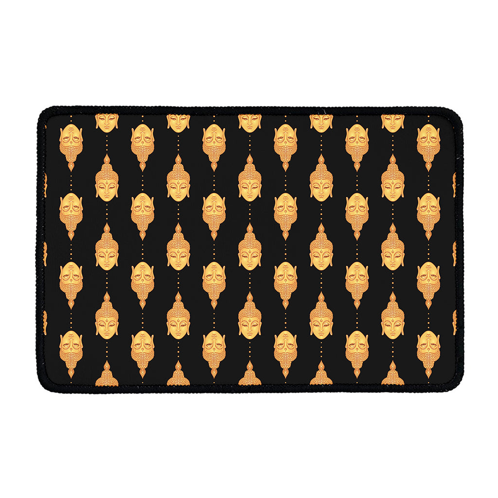 Buddha Pattern Print Kitchen Mat