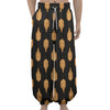 Buddha Pattern Print Lantern Pants