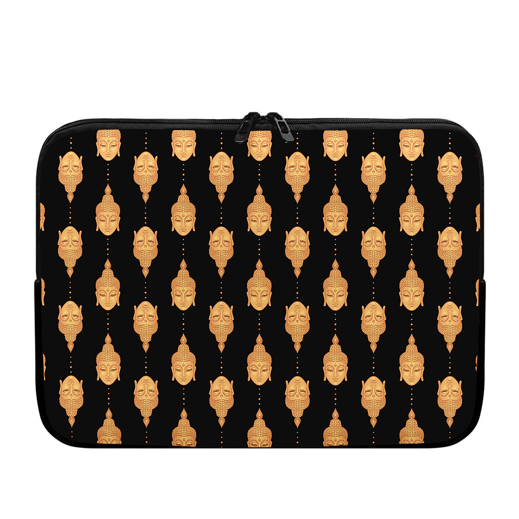 Buddha Pattern Print Laptop Sleeve