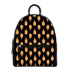 Buddha Pattern Print Leather Backpack