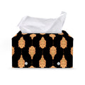 Buddha Pattern Print Leather Tissue Box Cover