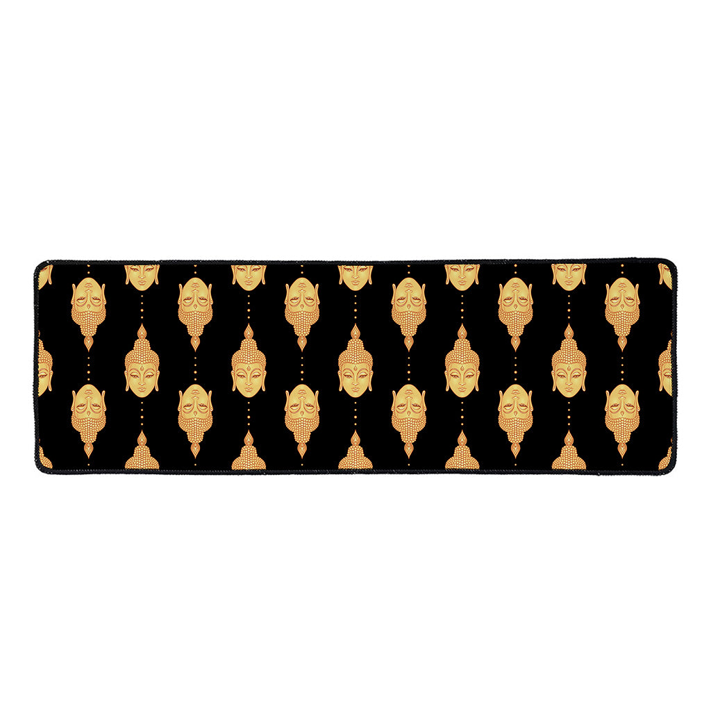 Buddha Pattern Print Long Kitchen Mat