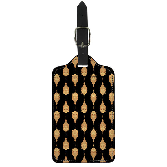 Buddha Pattern Print Luggage Tag