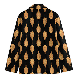 Buddha Pattern Print Men's Blazer