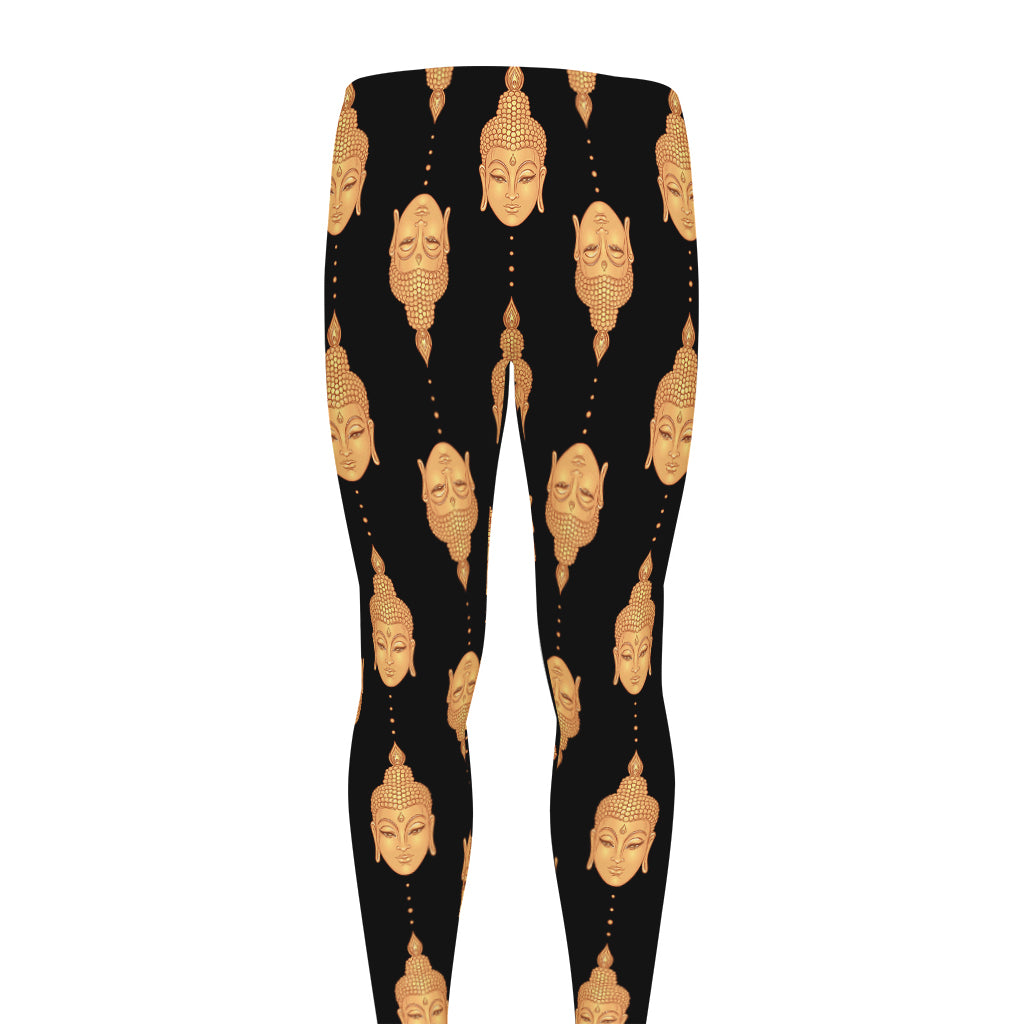 Buddha Pattern Print Men's leggings