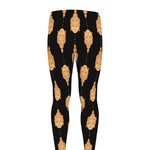 Buddha Pattern Print Men's leggings