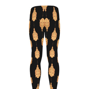 Buddha Pattern Print Men's leggings