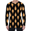 Buddha Pattern Print Men's Long Sleeve T-Shirt