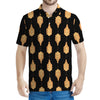 Buddha Pattern Print Men's Polo Shirt